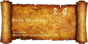 Kult Gizella névjegykártya